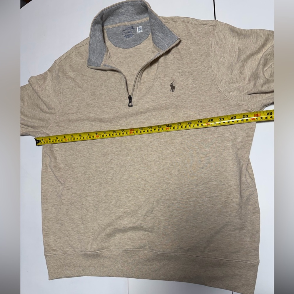 Polo Ralph Lauren luxury jersey quarter zip pullover - Picture 4 of 8